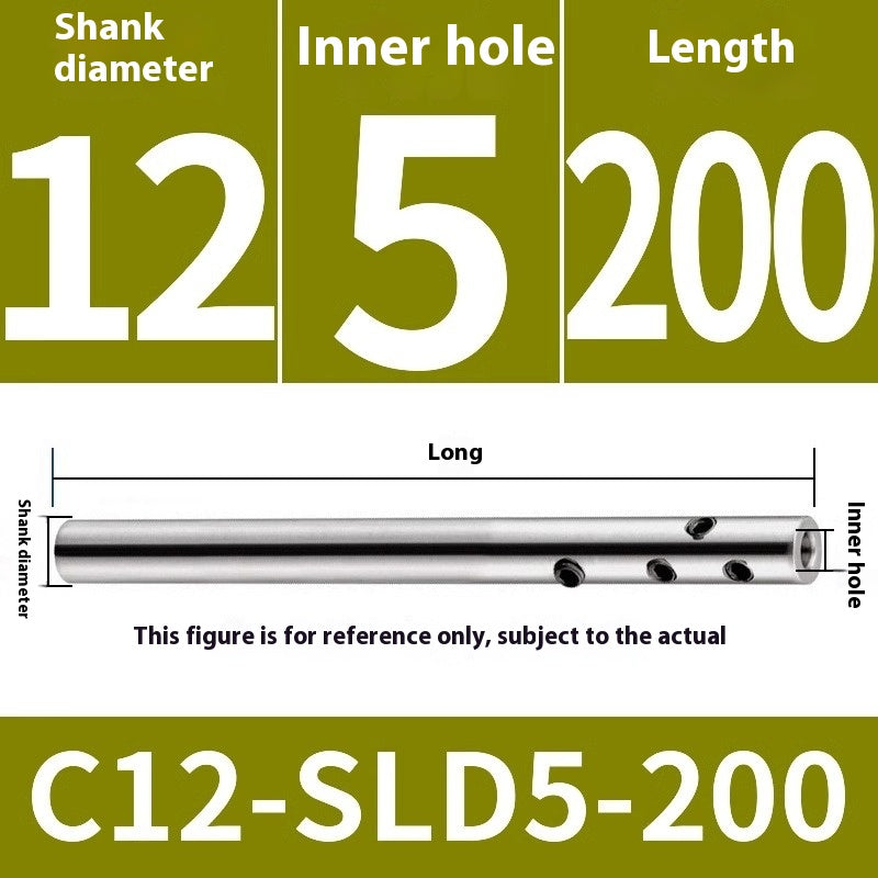 2059-High precision side solid SLD extension rod CNC milling cutter extended rod small diameter straight handle deep cavity avoidance C12C16C20 Shandong Denso Pricision Tools Co.,Ltd.